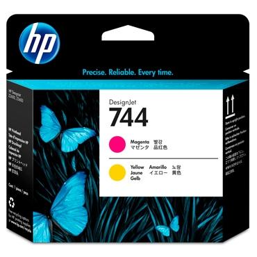 [1936561] HP ( HEWLETT PACKARD ) - 744 Cabezal Magenta & Amarillo (Ref.F9J87A)