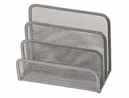 [2029613] Q-CONNECT - SOPORTE PARA CARTAS METALICO REJILLA GRIS 175X140X82 MM (Ref.KF00852)