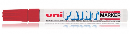 [1719384] UNI-BALL - Marcador permanente PX-20 Trazo 2.2 - 2.8 mm Cuerpo aluminio Rojo Hasta 250 º (Ref.545582000)