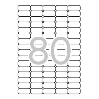 [2062821] APLI - ETIQUETA ADHESIVA 35,1X16,9 MM FOTOCOPIADORA LASER INKJET CAJA 25 HOJAS DIN A4 CON 2000 ETIQUETAS (Ref.10199)