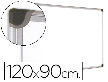 [2078128] BI-OFFICE - PIZARRA BLANCA MAGNETICA MAYA W CERAMICA VITRIFICADA MARCO DE ALUMINIO 120 X 90 CM CON BANDEJA PARA (Ref.CR0801178)