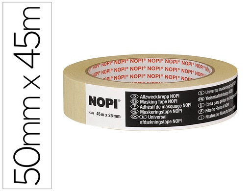 [2044324] TESA - CINTA ADHESIVA PARA PINTAR 45MTX50MM NOPI (Ref.04349-00008-00)