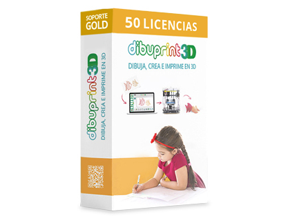 [2064188] COLIDO - 3D - Dibuprint software enterprise soporte gold 8x5 licencias 50 (Ref. DIBUPRINT3D-GOLD50)