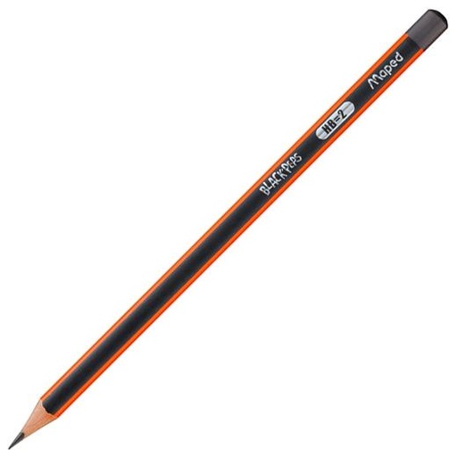 [2039844] MAPED - LAPICES DE GRAFITO HB BLACKPEPS (Ref.850021)