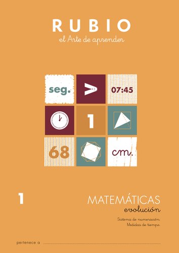 [2043448] RUBIO - CUADERNO MATEMATICAS EVOLUCION Nº 1 (Ref.M-1)