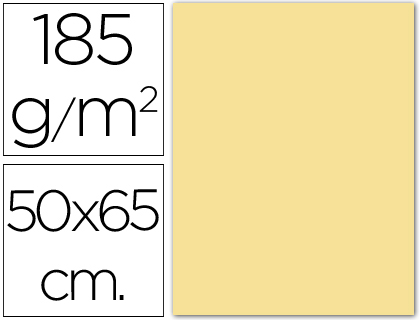 [9012678] CANSON - Cartulina IRIS 50x65 cm Crema 185 gr (Ref.200040219)