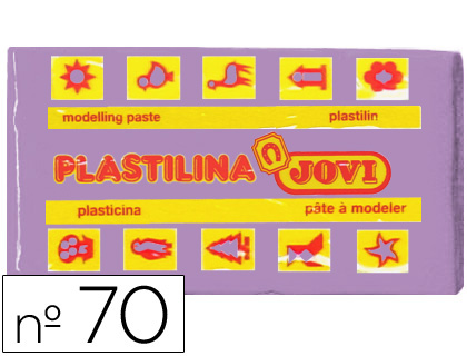 [2022119] JOVI - PLASTILINA 70 LILA -UNIDAD -TAMAÑO PEQUEÑO (Ref.70-14)