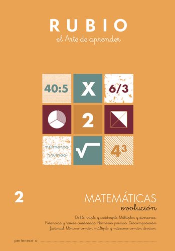 [2043449] RUBIO - CUADERNO MATEMATICAS EVOLUCION Nº 2 (Ref.M-2)