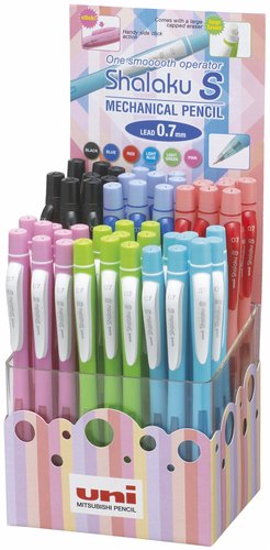 [9932581] UNI-BALL - PORTAMINAS UNI SHALAKU S 0,7 mm EXPOSITOR de 48 (Ref.96065000)