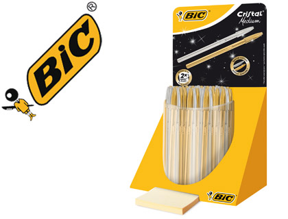 [9074334] BIC - Exp 40 CRISTAL ORO Y PLATA (Ref.921338)
