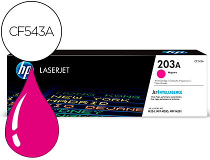 [2153965] HP - TONER 203A LASERJET PRO M254 / MFP M280 / MFP M281 MAGENTA 1300 PAGINAS (Ref.CF543A)