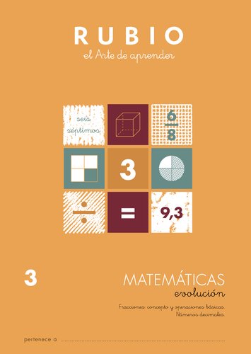 [2043450] RUBIO - CUADERNO MATEMATICAS EVOLUCION Nº 3 (Ref.M-3)
