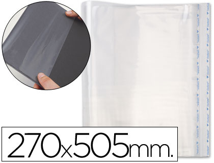 [2052099] FORRALIBRO PP AJUSTABLE ADHESIVO 270X505 MM -BLISTER (Ref.02009)
