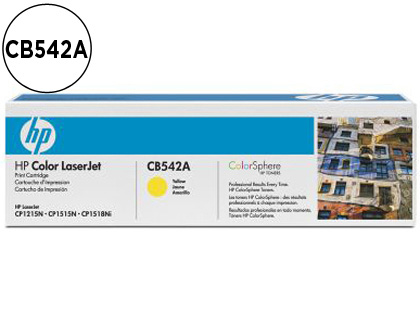 [9042913] HP ( HEWLETT PACKARD ) - Toner Laser ORIGINALES 125A AMARILLO 1,4K (Ref.CB542A)