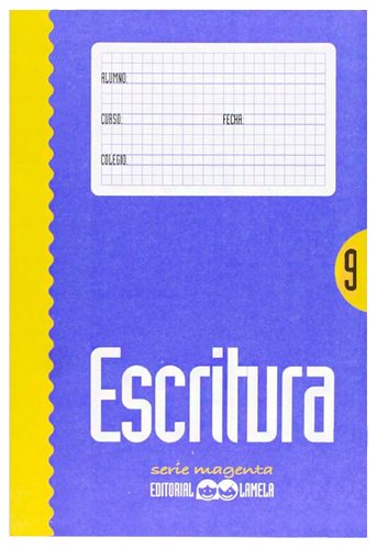[1135506] LAMELA - Cartilla Escrituracolor Nº 9 6 mm con pauta Cuadrovia (Ref.L31009)