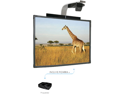 [2064904] PROMETHEAN - Pizarra interactiva abt78d con proyector optoma s321 y soporte (Ref. PACK ABT78D BASICO)