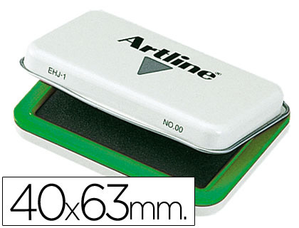 [2002005] ARTLINE - TAMPÓN Nº00 ERDE -40X63 MM (Ref.00 V)