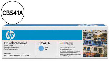 [9042912] HP ( HEWLETT PACKARD ) - Toner Laser ORIGINALES 125A CYAN 1,4K (Ref.CB541A)