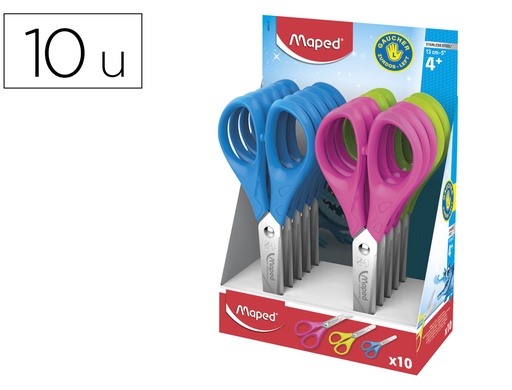 [9021887] MAPED - Tijeras ESC.ZURD.VIVO 3D 12CM. (Ref.472512)