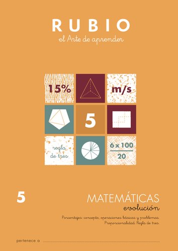 [2043452] RUBIO - CUADERNO MATEMATICAS EVOLUCION Nº 5 (Ref.M-5)
