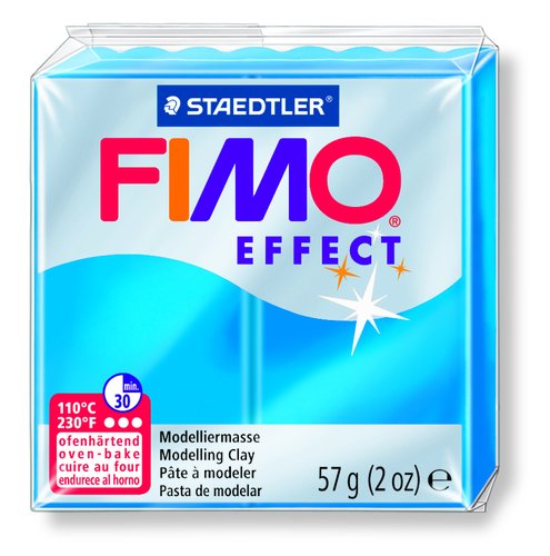 [2073854] STAEDTLER - PASTA FIMO EFFECT 56 GR AZUL TRANSLUCIDO (Ref.8020-374)