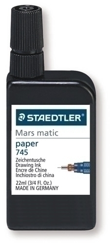 [1732974] STAEDTLER - Tinta china Pigment Liner 22 ml negro (Ref.745 R-9)