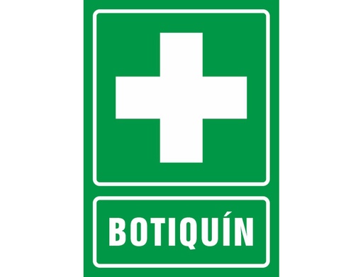 [2076034] SYSSA - PICTOGRAMA SEÑAL DE BOTIQUIN EN PVC 210X297 MM (Ref.5048)