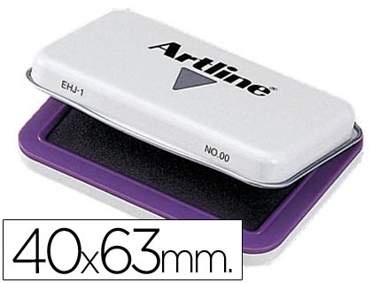 [2007804] ARTLINE - TAMPÓN Nº00 VIOLETA -40X63 MM (Ref.00 VI)