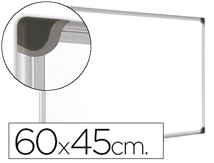 [2078126] BI-OFFICE - PIZARRA BLANCA MAGNETICA MAYA W CERAMICA VITRIFICADA MARCO DE ALUMINIO 60 X 45 CM CON BANDEJA PARA (Ref.CR0401178)