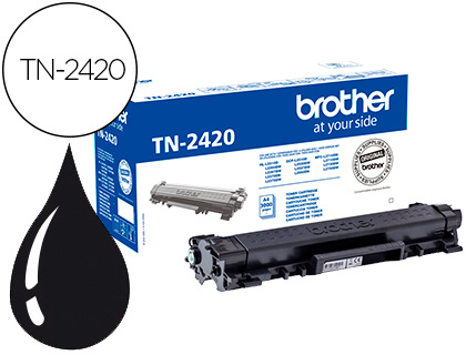 [2151989] BROTHER - TONER PARA DCP-L2510/ 2530 / 2550 / HL-L2375 ALTA CAPACIDAD NEGRO 3000 PAG (Ref.TN-2420)