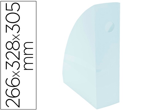 [2162321] EXACOMPTA - Revistero aquarel mag-cube azul pastel 266x328x305 mm (Ref. 18262D)