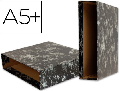 [2037322] LIDERPAPEL - CAJA ARCHIVADOR CLASSIC BLUE CUARTO NEGRA (Ref.CZ08)