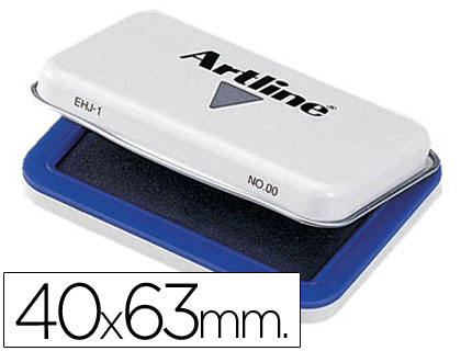 [2007800] ARTLINE - TAMPÓN Nº00 ZUL -40X63 MM (Ref.00 A)
