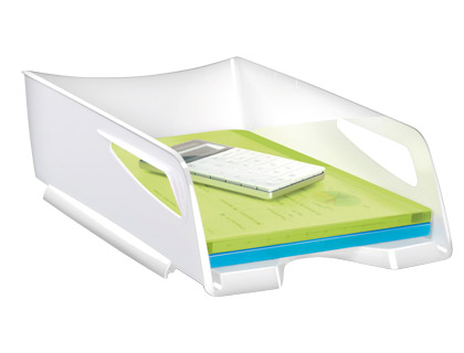 [2075947] CEP - Bandeja de Sobremesa MAXI DE GRAN CAPACIDAD PLASTICO BLANCA 386X270X115 MM (Ref.1002200021)
