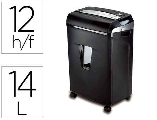 [2078177] Q-CONNECT - DESTRUCTORA DE DOCUMENTOS ANTIATASCOS CAPACIDAD DE CORTE 12 H (Ref.KF18092)
