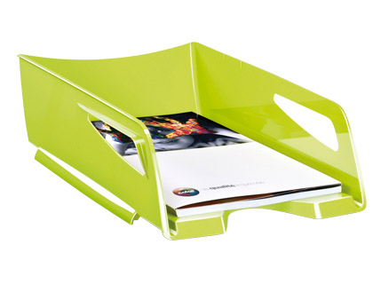 [2075945] CEP - Bandeja de Sobremesa MAXI DE GRAN CAPACIDAD PLASTICO VERDE 386X270X115 MM (Ref.1002200301)