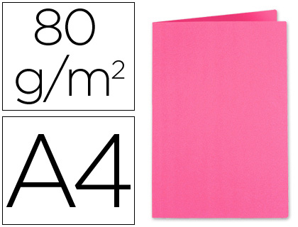 [9072611] CLAIREFONTAINE - Subcarpeta Bahía A4 Cartulina Fucsia 80 G (Ref.800020E)
