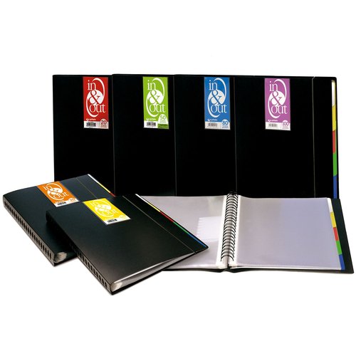 [9933328] GRAFOPLÁS - CARPETA FUNDAS (TARIFARIO) GRAFOPLAS ESPIRAL PP IN&OUT OPACO A4 20 F. NEGRO (Ref.39402010)
