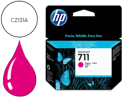[9079829] HP ( HEWLETT PACKARD ) - Cartuchos ORIGINALES Inyección De Tinta 711 Magenta (Ref.CZ131A)