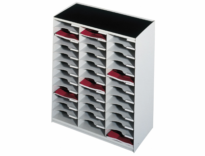 [9034801] PAPERFLOW - Onoblock 36 Casillas 791x674x308 mm Negro (Ref.803.02)