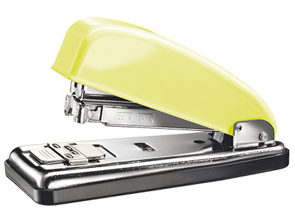 [9074342] PETRUS - Grapadora Sobremesa 226 30 Hojas Amarillo/Cromado (Ref.624402)