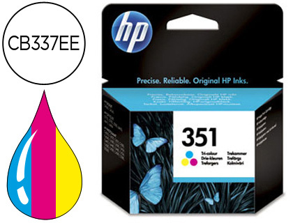 [9037875] HP ( HEWLETT PACKARD ) - Cartuchos ORIGINALES Inyección De Tinta 351 TRICL CB337EE (Ref.CB337EE#ABE)