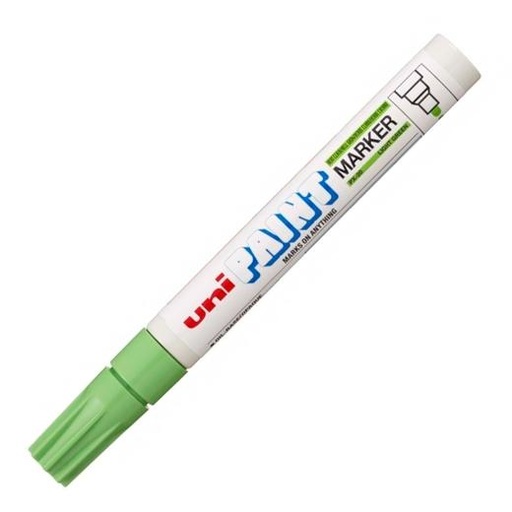 [1719414] UNI-BALL - Marcador PERMANENTE PX-20 TINTA ACEITE PTA CONICA TRAZO 2.2-2.8MM VERDE CLARO (Ref.545525000)