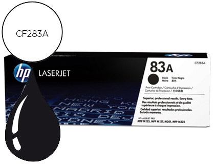 [9075079] HP ( HEWLETT PACKARD ) - Toner Laser ORIGINALES 83A Negro (Ref.CF283A)