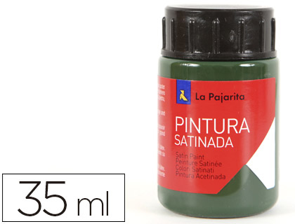 [2025134] LA PAJARITA - PINTURA LATEX VERDE PINO 35 ML (Ref.L-41)