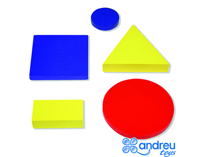 [9068246] AMBITOYS - Juego figuras geometricas madera 48 piezas 24,5x15x8 cm (Ref. 16164)