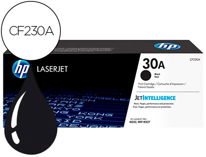 [2152268] HP ( HEWLETT PACKARD ) - tóner láser negro 1600 páginas 30A LaserJet Pro M203/MFP M227 (Ref.CF230A)