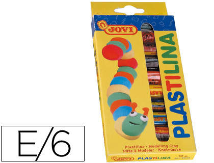[2006195] JOVI - PLASTILINA -ESTUCHE DE 10 BARRAS (Ref.90/10)