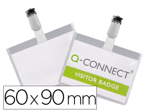 [2031621] Q-CONNECT - IDENTIFICADOR CON PINZA 60X90 MM -CERRADA (Ref.KF01562)