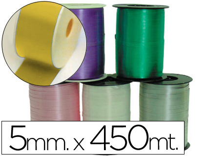 [2015536] CINTA FANTASIA 450 MT X 5 MM ORO (Ref.1000-15)